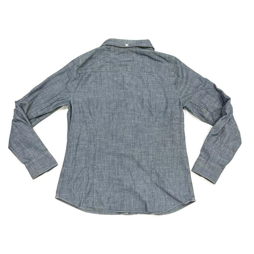 J. Crew The Perfect Shirt Chambray Button Down Long Sleeve Shirt - Picture 7 of 7